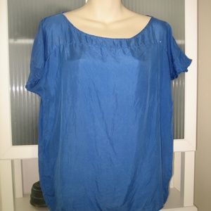 Woman's Silk Blouse S Short Sleeve
